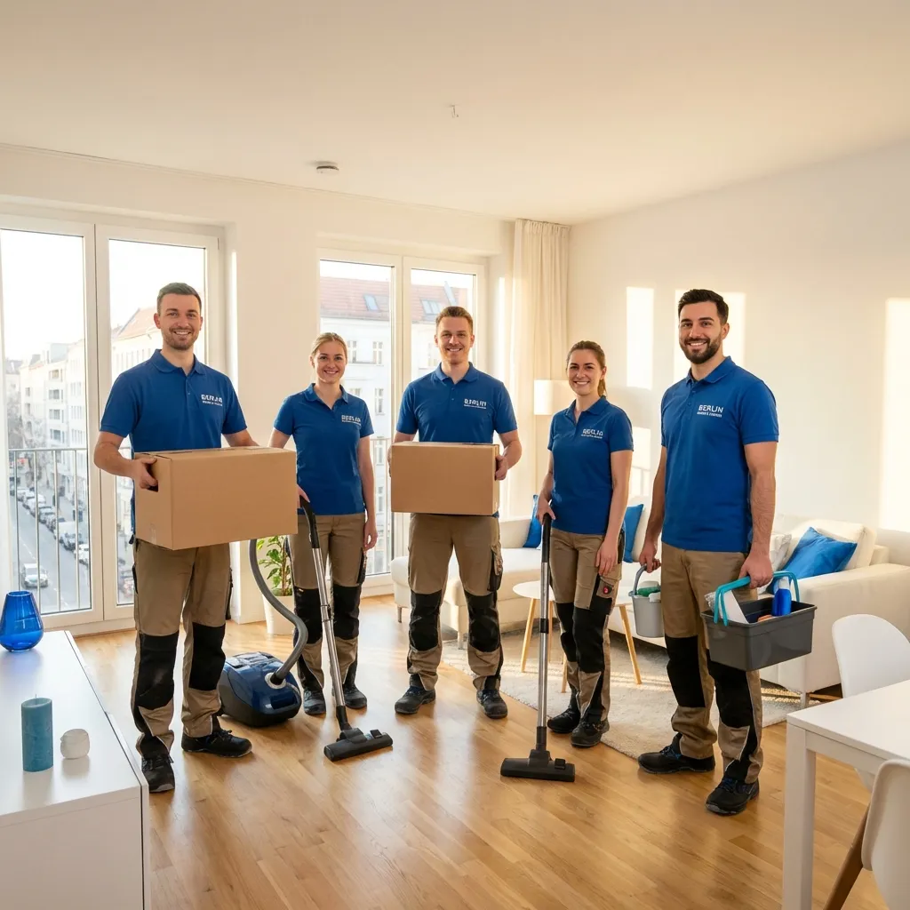 Professionelles Entrümpelungs-Team in Berlin bei der Arbeit